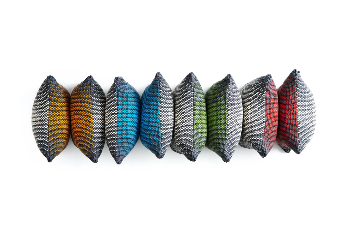 TWO SIDE GRADIENT BLUE - CUSHION COVER