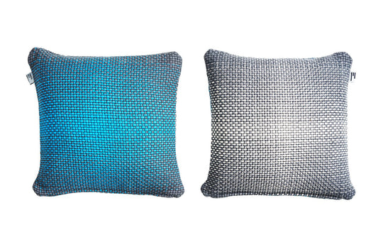 TWO SIDE GRADIENT BLUE - CUSHION COVER