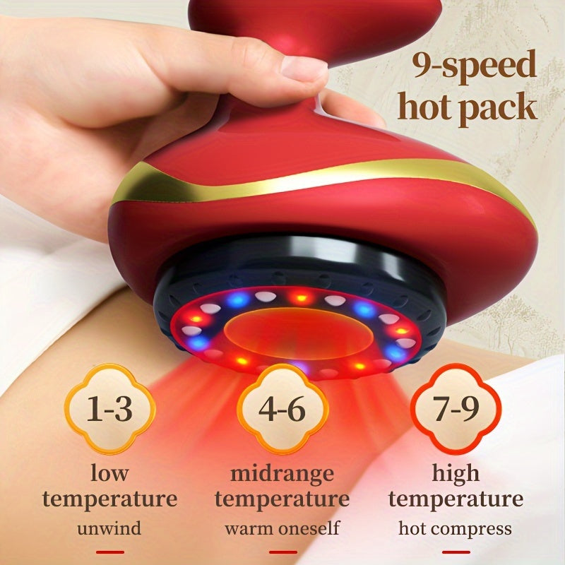 Electric Vacuum Cupping Massage Device with Heating